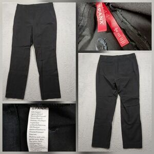 Spanx‎ Women's Black Slim Ankle Pants Size Large Ponte Stretch Pull-On